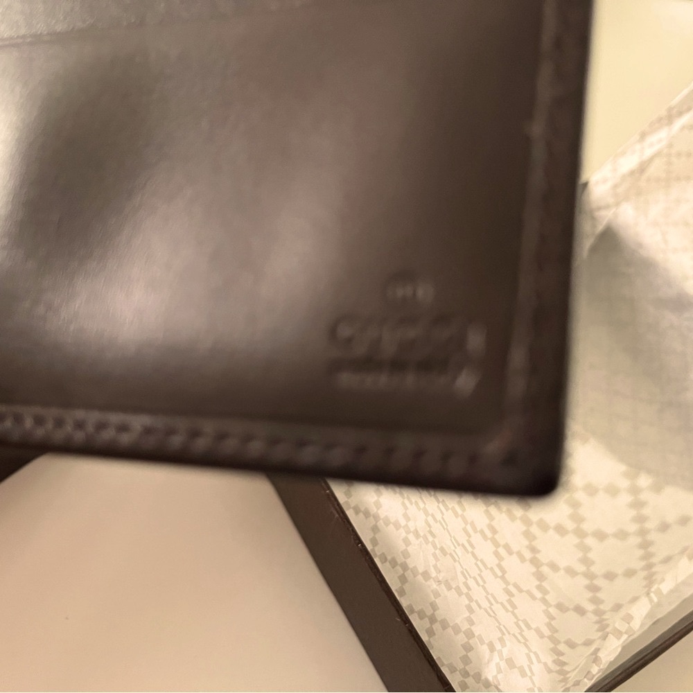 Gucci mens/women wallet NEW in box brown - Picture 4 of 6